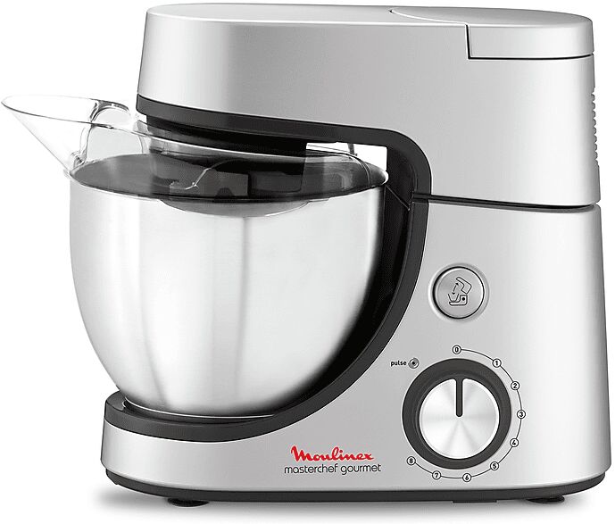 Moulinex QA530D IMPASTATRICE PLANETARIA, 1100 W, capacità ciotola 4,6 l, Argento