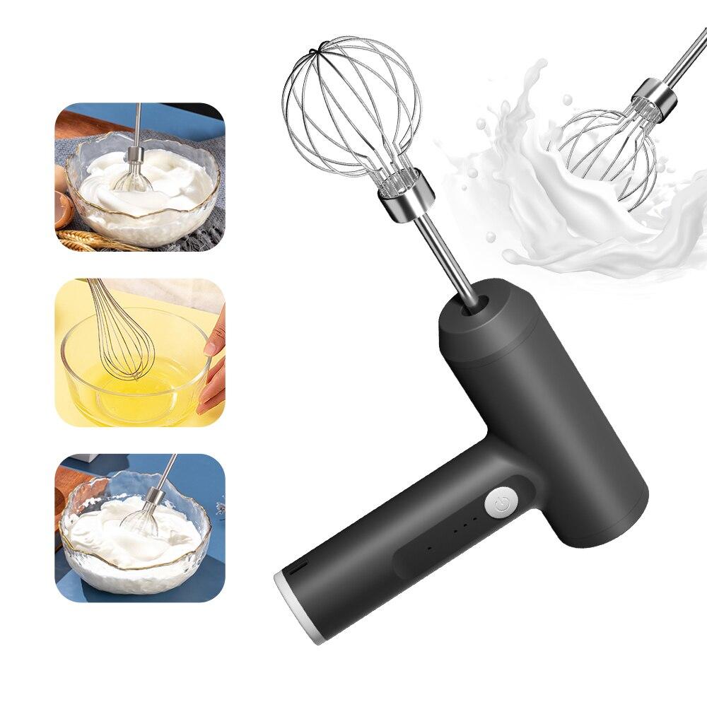 Electric Milk Frother Drink Foamer Whisk Mixer Stirrer Coffee Eggbeater  Kitchen, 1 Pack - Baker's