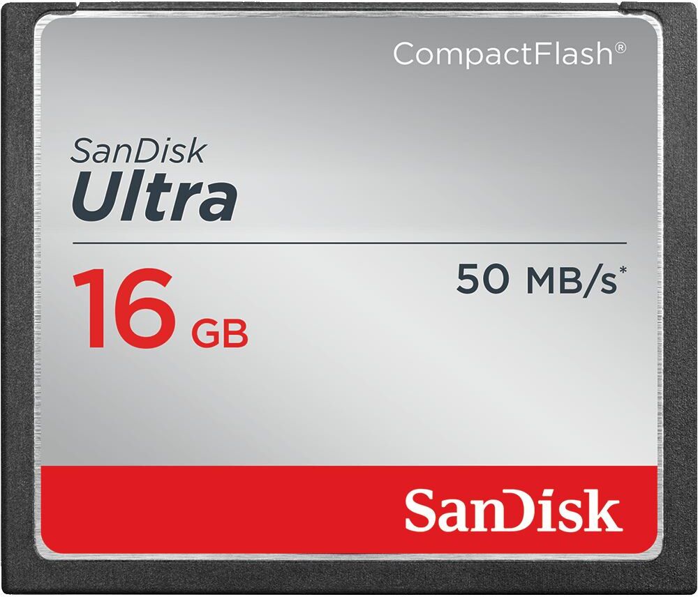 SanDisk COMPACT FLASH ULTRA 16GB 50 MB/S