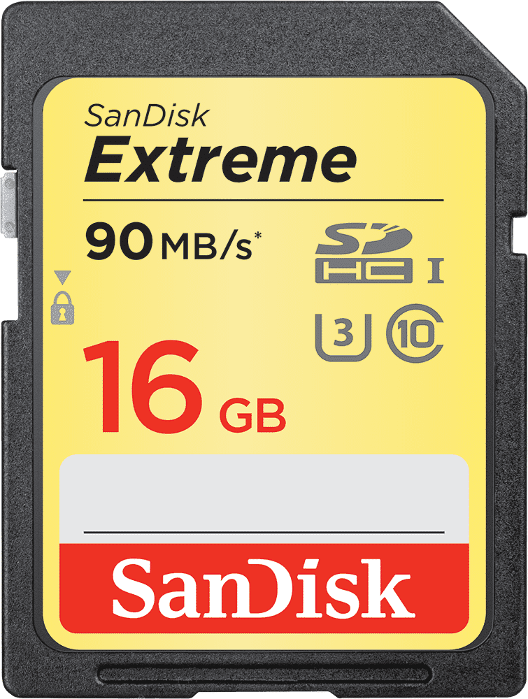 SanDisk Extreme SDHC 16GB UHS-I 90 MB/S