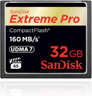 SanDisk COMPACT FLASH EXTREME PRO 32GB 160 MB/S