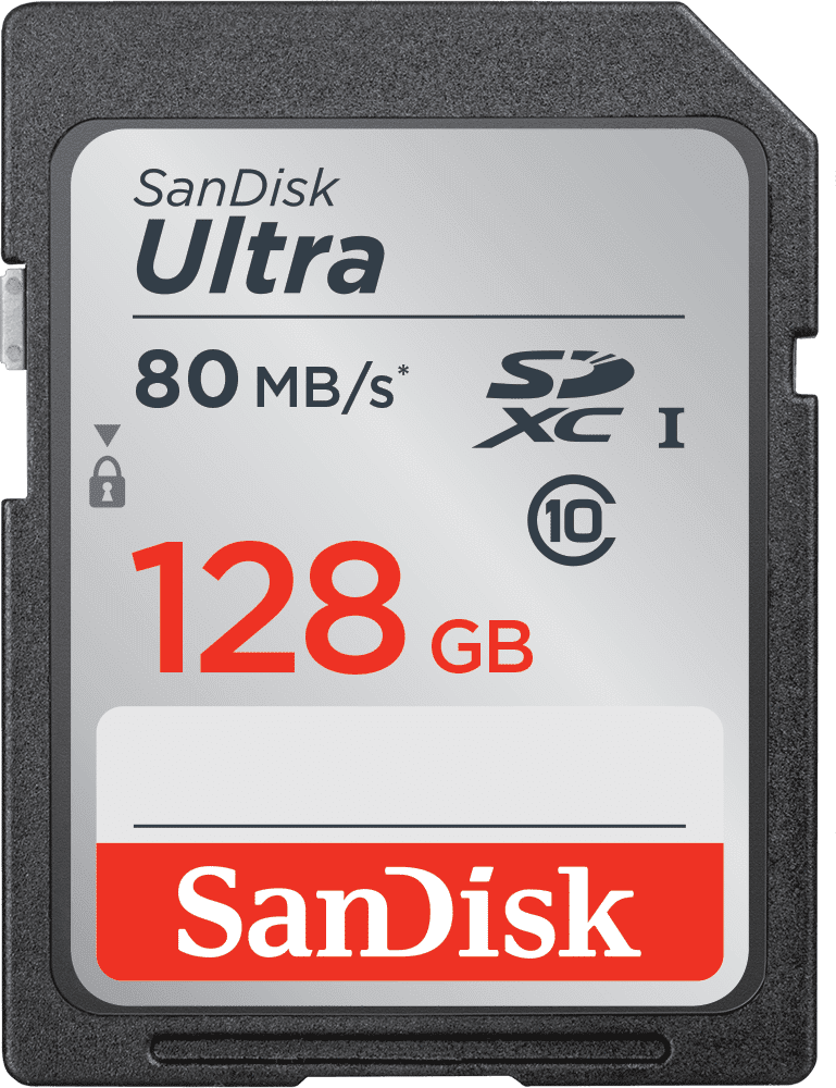 SanDisk Ultra SDXC 128GB UHS-I 80 MB/S