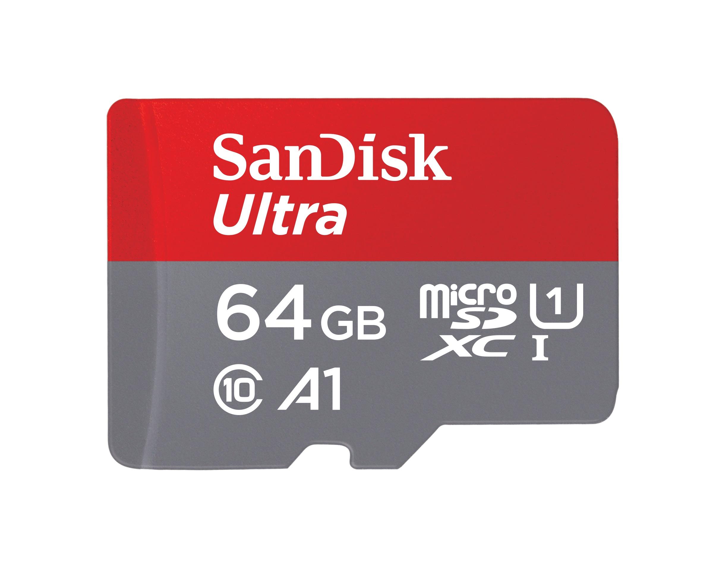 SanDisk Ultra memoria flash 64 GB MicroSDXC UHS-I Classe 10