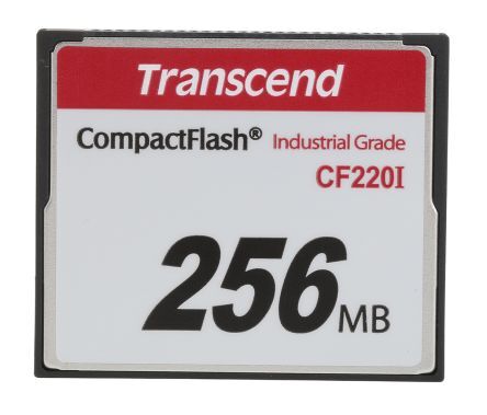 Transcend Scheda CompactFlash  CompactFlash 256 MB Sì CF220I SLC, TS256MCF220I