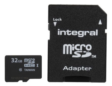 Integral Memory Micro SD  Class 10 MicroSDHC, INMSDH32G10-90U1