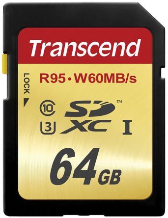 Transcend Scheda SD , 64 GB, Scheda SDXC, TS64GSDU3
