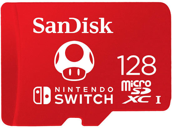 SanDisk Micro SD Nintendo Switch 128 GB