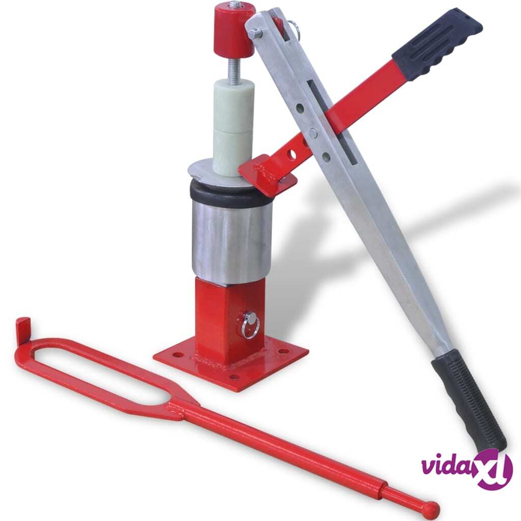 vidaXL Mini Tyre Changer Red