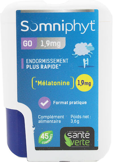 Santé Verte Somniphyt Go 1,9mg Mélatonine 45 comprimés