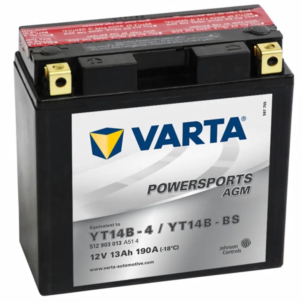 Varta Batterie AGM 12 V 13 Ah YT14B-4 / YT14B-BS