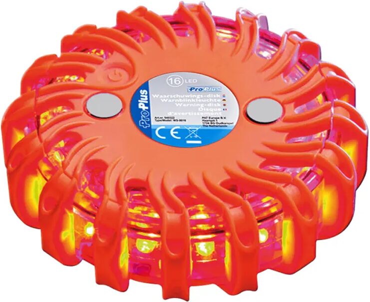 ProPlus Disque d'avertissement 16 LEDs orange