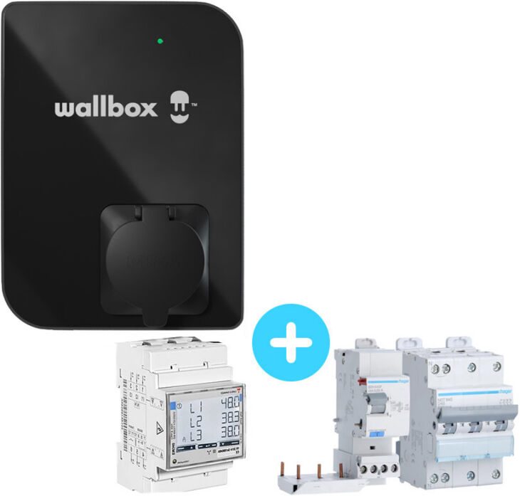 WALLBOX Borne de recharge Copper SB - 1,4 à 22kW - Bluetooth - Wifi - RFID