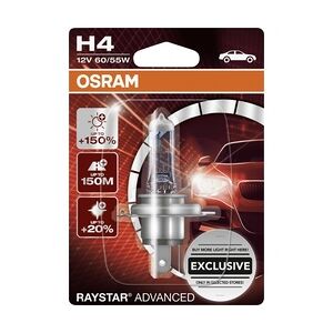Osram GLL H4 Raystar Advanced +150% 12V 60/55W