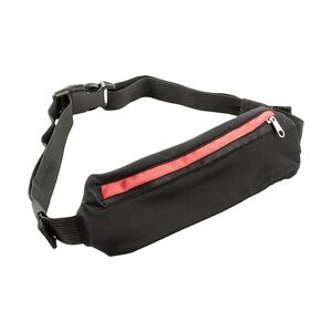 Walser LED Gürteltasche schwarz rot