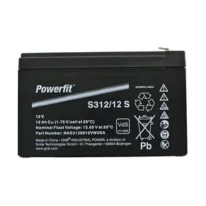 Exide Powerfit S312/12 S Blei Akku 12 Volt Anschluss 4,8mm