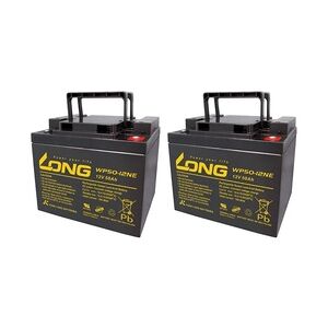 Ersatzakku für Shoprider Arthus plus 2x Kung Long 12V 50Ah Blei Akku Zyklenfest AGM VRLA