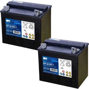 Exide - Ersatzakku für Pillar Technolgy Express, Express lx Rollstuhl 24V 2 x 12V 25Ah