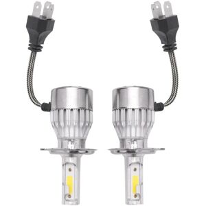 WOOSIEN Neues 2-teiliges C6-LED-Autoscheinwerfer-Kit Cob H4 36w 7600lm weiße Glühbirnen