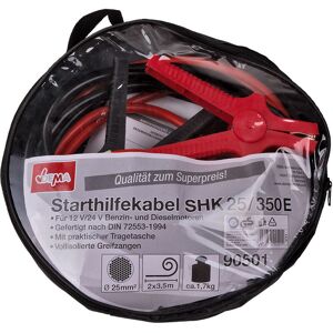 DEMA Starthilfekabel 25mm² 3,5m Überbrückungskabel Starterkabel kfz pkw Starthilfe