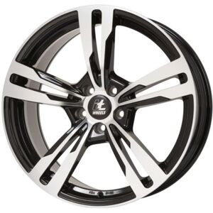 Alufelge 17 zoll ITWHEELS Anna 5x112 7,5J ET45, Farbe Schwarz Glänzend Poliert