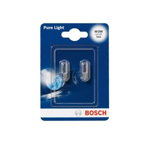 Glühlampe Sekundär BOSCH W3W Pure Light 12V/3W, 2 Stück