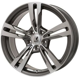 Alufelge 21 zoll ITWHEELS Anna 5x108 9,5J ET35, Farbe Anthrazit Glänzend Poliert