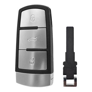 Xukey 3-Tasten-Auto-Fernschlüsselgehäuse Für Volkswagen Cc Vw Passat B6 3c B7 Schlüsselersatz 2005–2015