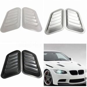 Car Accessories 1pair Car Decorative Air Flow Intake Scoop Turbo Bonnet Vent Cover Hood Fenderauto & Motorrad: Teile, Auto-Tuning & -Styling, Innenausstattung!