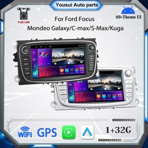 Yousui Auto Parts 2 Din Autoradio Android Auto Multimedia Video Player Für Ford Focus Mondeo C-Max S-Max Galaxy Ii Kuga 7