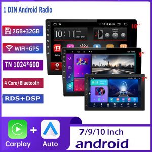 Icreative 2 Din Android 7 9 10 Zoll Auto Multimedia Video Player 2din Stereo Radio Gps Für Tesla Stil Nissan Hyundai Kia Toyota Honda
