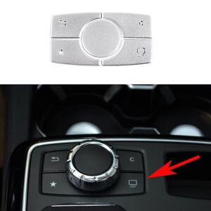 91460000mac17tky2a Auto Multimedia-Taste Trim Cover Aufkleber Für Mercedes Benz Gle Klasse W166 Klasse