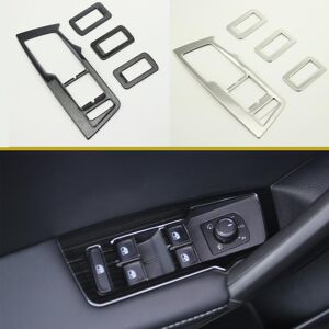 91230202mac31bbm7t 4 Teile/satz Innen Tür Armlehne Trim Fenster Heber Taste Schalter Abdeckung Für Volkswagen Vw Tiguan L 2017-Edelstahl