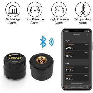 Leepee Automotive Parts Android/ios Allgemeine Drahtlose Motorrad Tpms Externe Sensoren Reifendruck Sensor Monitor System Auto Sicherheit Alarm Bluetooth-Kompatibel 4,0 5,0