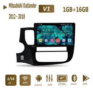 Icreative Für Mitsubishi Outlander 3 Gf0w Gg0w 2012 - 2018 Android Auto Radio Multimedia Player 2 Din Gps Head Unit 1 + 16gb