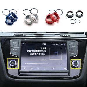 91460000mac0peb03k Auto Audio Stereo Lautstärkeregler Knopf Ring Abdeckung Trim Fit Für Volkswagen Vw Tiguan Golf Mk7 Passat B8 Atlas T-Roc 2017