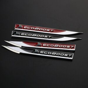 Top Car Parts 2 X 3d Metal Ecoboost Logo Car Side Door Sticker Fender Badge Emblemauto & Motorrad: Teile, Auto-Tuning & -Styling, Karosserie & Exterieur Styling! (15 * 1,8 Cm)