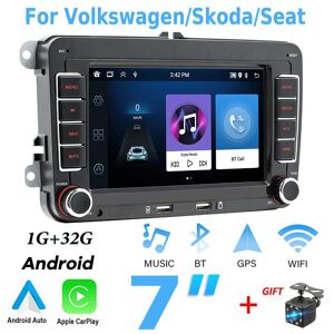 Icreative 2din Android Gps Auto Multimedia-Player Für Volkswagen Golf Polo Tiguan Passat B7 B6/seat Leon/skoda Octavia 1 + 32gb