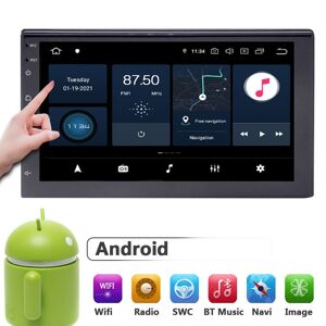 Leepee Automotive Parts 2 Din Android 10.0 Multimedia-Video-Player Ohne Kamera, Gps-Navigation, Auto-Mp5-Player, 7-Zoll-Tft-Touchscreen
