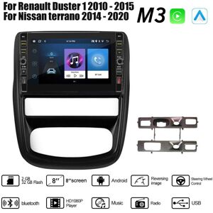 Yousui Auto Parts 8 Zoll Für Renault Duster 1 2010 - 2015 Für Nissan Terrano 2014 - 2020 Mit Knopfknopf Auto Android Carplay Android Gps 2+32gb