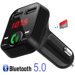 Top Car Auto Bluetooth 5,0 Fm Transmitter Drahtlose Freihändige Audio Empfänger Auto Mp3 Player 2,1 Ein Dual Usb Schnelle Ladegerät Auto Zubehör