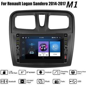 Yousui Auto Parts 8 Zoll Android Für Renault Logan Sandero 2014-2017 Mit Knopf Knopf Auto Radio Video Multimedia Gps-Player 1 + 32 Gb