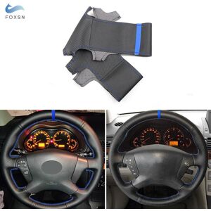 91340811ma8pkcgq0w Auto Lenkrad Abdeckung Trim Geflecht Mikrofaser Leder Zubehör Für Toyota Avensis 2003 2004 2005 2006 2007 Blau Gewinde