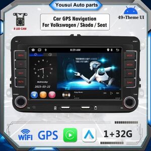 Yousui Auto Parts Neue 2 Din Autoradio Android Multimedia Player Carplay Auto Für Vw Volkswagen Golf Polo Tiguan Passat B7 B6 Seat Leon Skoda Octavia 1 + 32gb