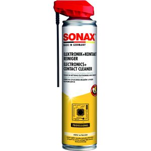 Sonax GmbH SONAX Spezialreiniger Elektronik + Kontakt AGRAR, mit EasySpray, Reiniger für elektronische Kontakte, Steckverbindungen und elektrische Bauteile, 400 ml - Sprühdose