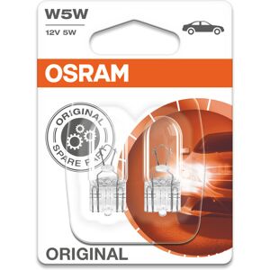 2x Osram W5w Original 5w Glühlampen 12v Sockel W2.1x9.5d Für Audi Bmw Mercedes Opel 2825-02b