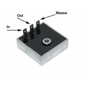 Motosipa Spannungsbegrenzer 12V ohne Kabel 3 Polig für z.B. Iskra Zündung Spannungsreg...