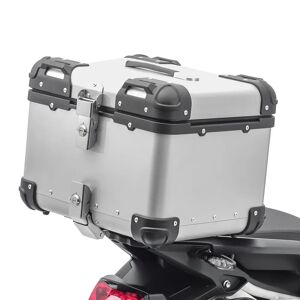 Alu Topcase passend für Yamaha Tracer 7 / 9 / GT Aluminium Bagtecs XS45 silber