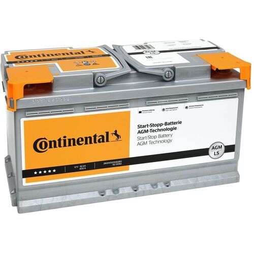 Continental Autobatterie 92ah 12 V Starterbatterie 850 A Agm Batterie Auto B13