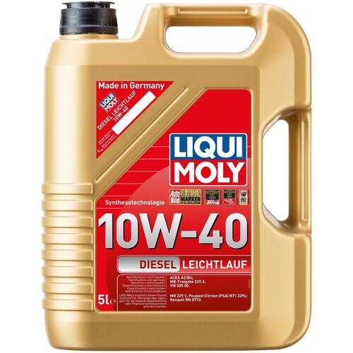 Liqui Moly Motoröl Diesel Leichtlauf 10w-40 5 L (1387) Für Isuzu D-Max I Ii