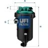 Ufi Kraftstofffilter (55.148.00) Für Boxer Fiat Ducato Peugeot Citroen Jumper